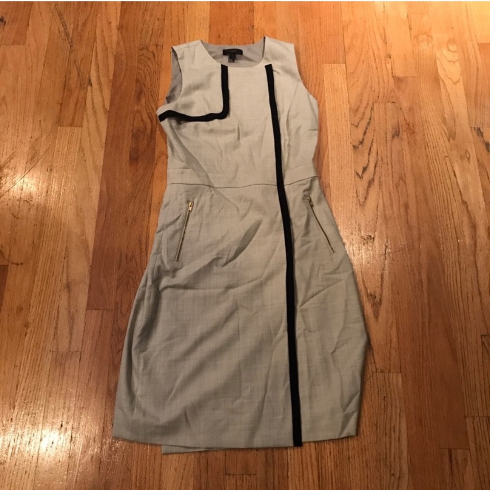 Jcrew 120s trench dress